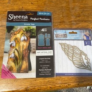 Die cuts, a shell and 3 tags, as a bundle.